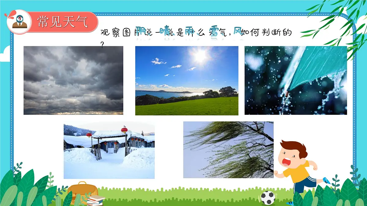 小学科学青岛版五四制二下第三单元7《多样的天气》课件第3页
