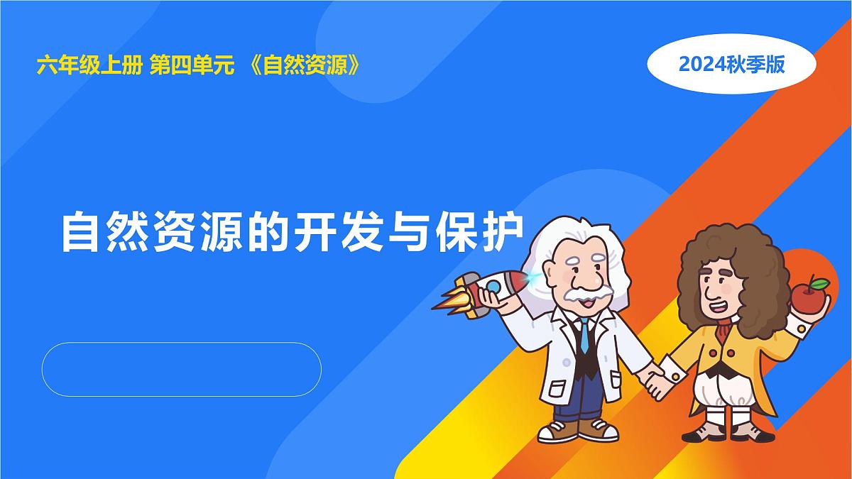 2025年秋人教鄂教版六年级科学上册 15.自然资源的开发与保护(课件)第1页