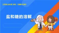 小学科学人教鄂教版（2024）三年级上册盐和糖的溶解课文内容ppt课件