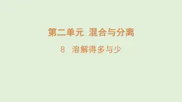 8.溶解得多与少（课件）2025-2026学年青岛版（54制）三年级科学上册