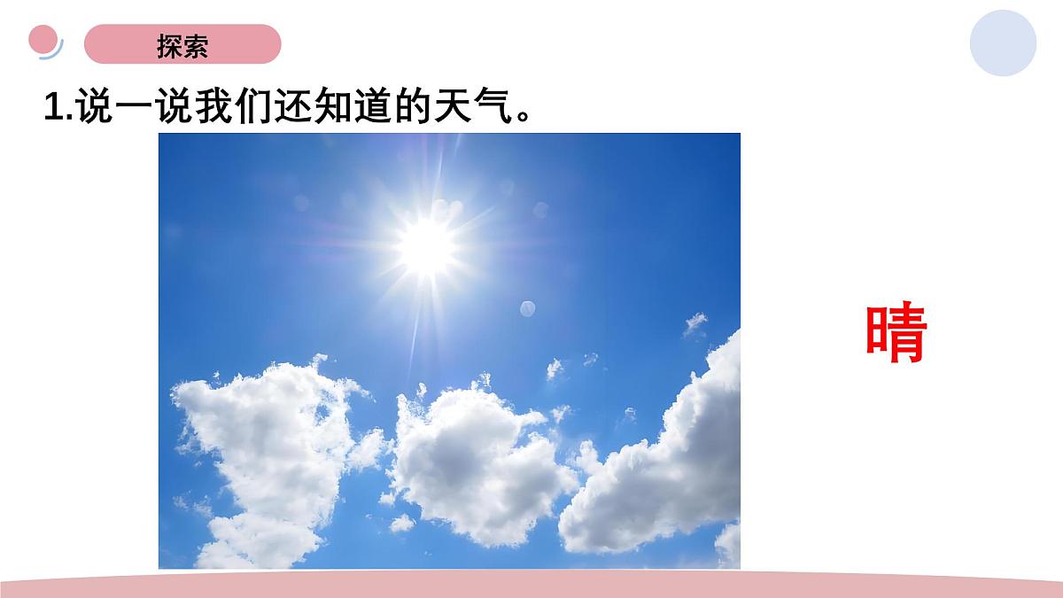 教科版(2025)科学二年级上册 2.4《不同的天气》课件第5页