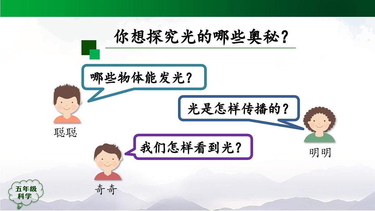 2025年秋人教鄂教版五年级科学上册 11 光的传播 (第一课时)-课件第3页