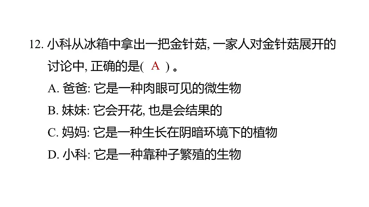 教科版六年级科学上册 2024—2025 第一学期温州瑞安市期末教学质量监测(课件)第6页