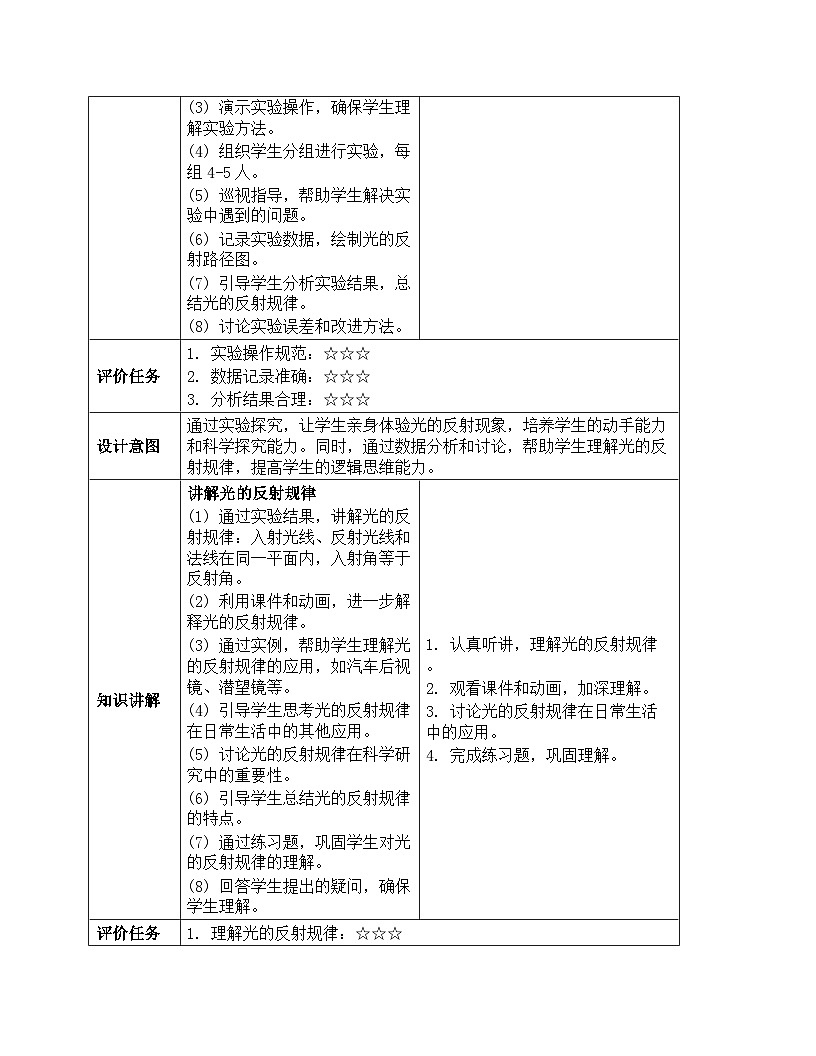 《第一单元 光:6 光的反射现象》教学设计-2025-2026学年教科版(2024)科学五年级上册第3页