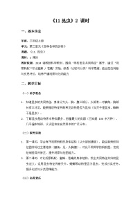 小学科学湘科版（2024）三年级上册（2024）11  昆虫教学设计