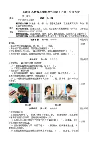 科学二年级上册（2024）3 金属优秀课后练习题