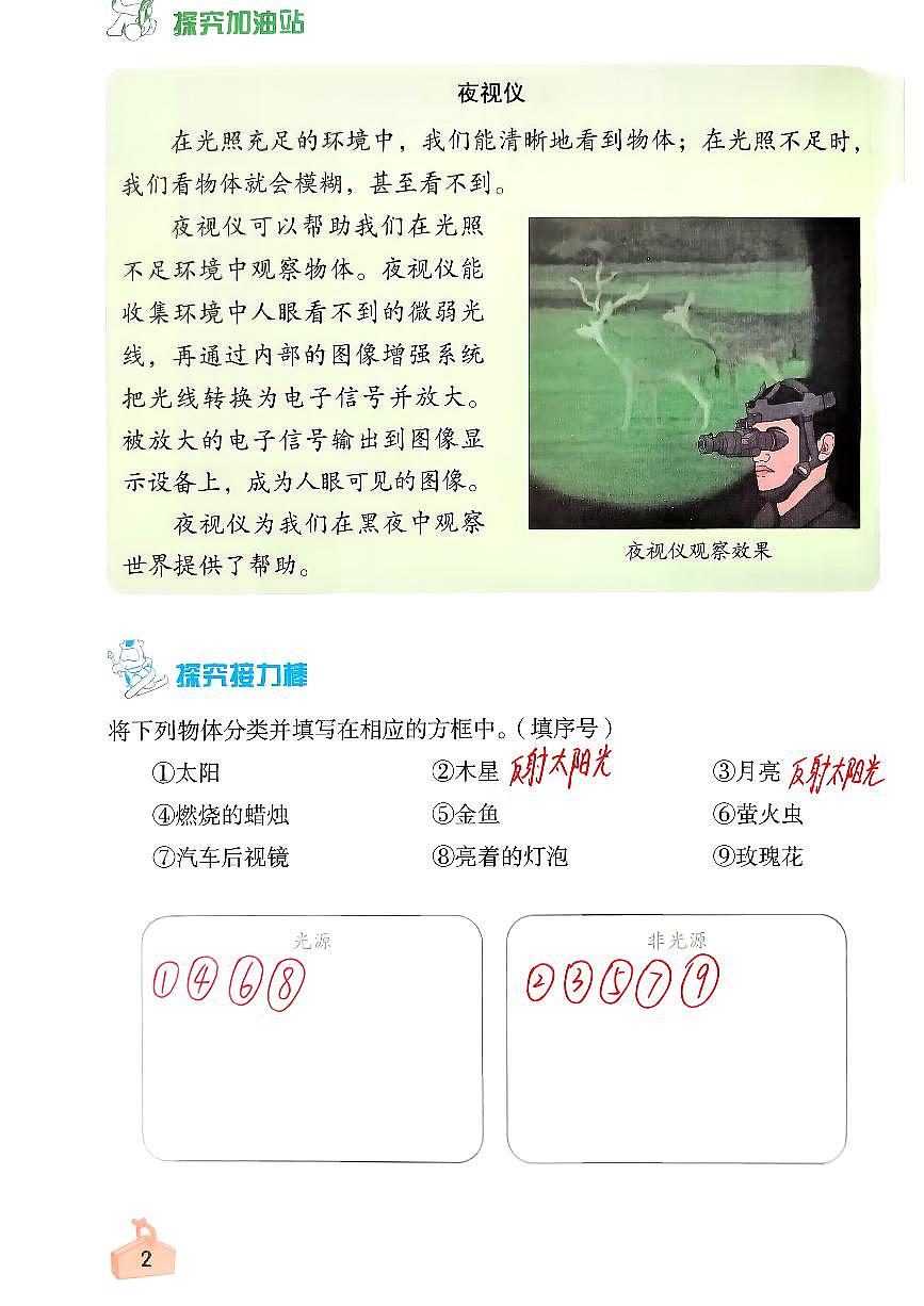 五年级上科学《知识与能力》(原卷+答案)2025-2026学年 第一学期 统编版第2页