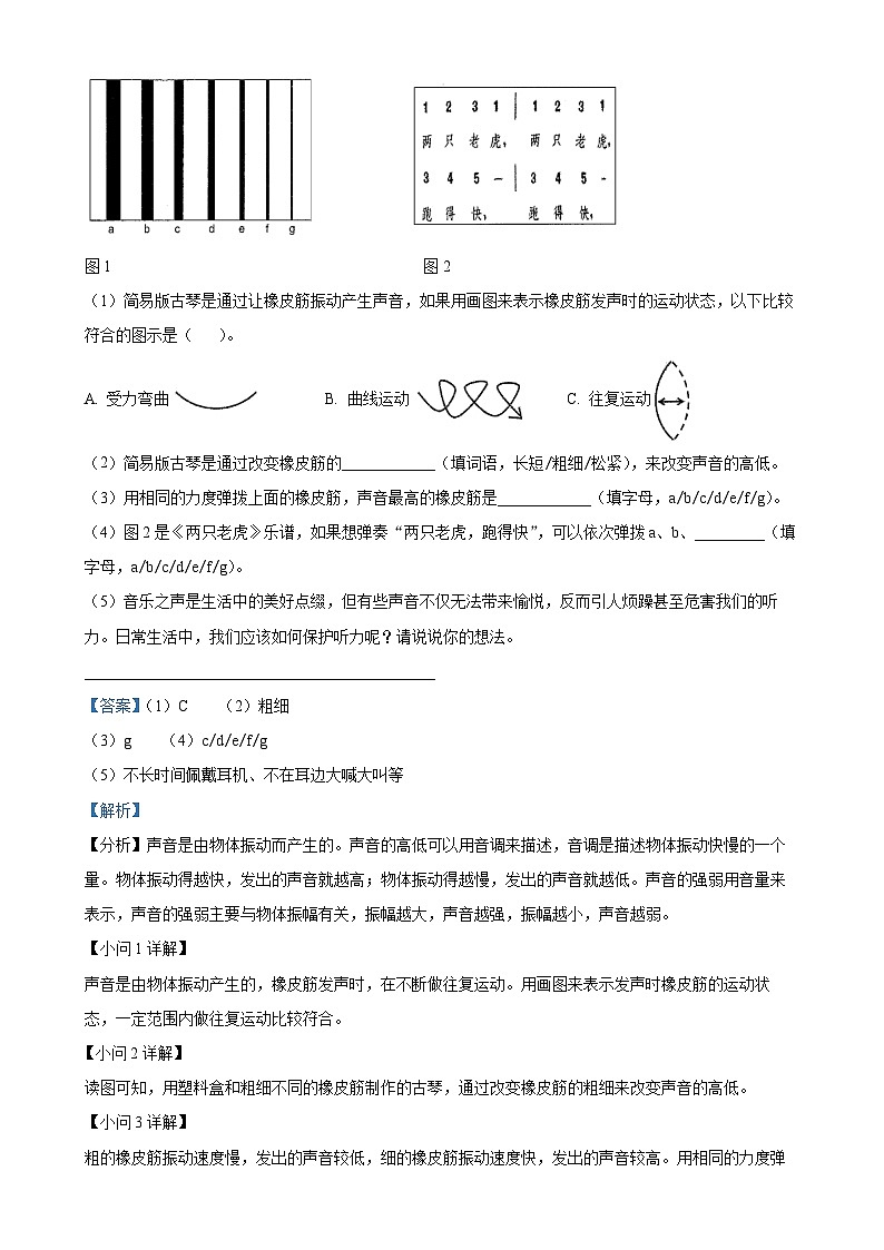 广东省深圳市光明区教科版四年级上册期末考试科学试卷(解析版)-A4第3页