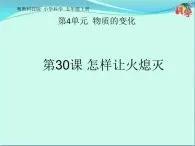 30 怎样让火熄灭 课件