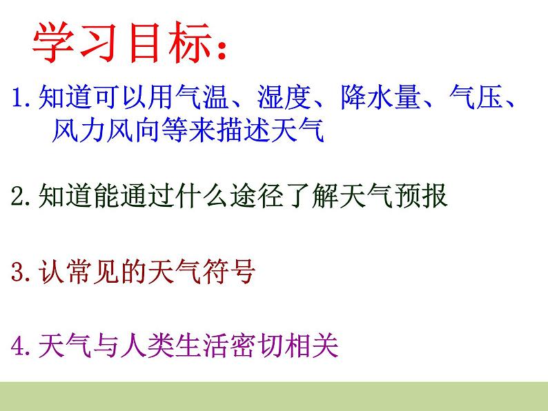 苏教版(三起)三年级下册科学第四单元1-今天天气怎么样-课件第3页