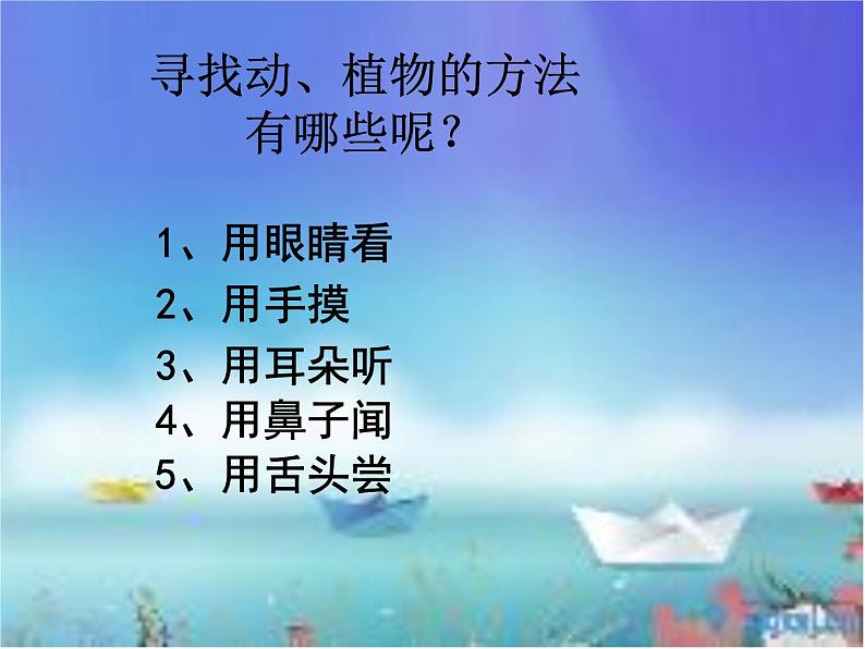 冀教版(三起)科学三年级上册3《寻找动物和植物》第2页