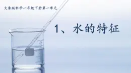 1.1水的特征  课件  大象版