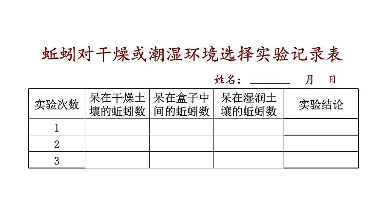 教科版(2017秋)五年级下册科学1.4《蚯蚓的选择》ppt课件06