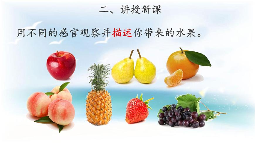 【教學(xué)課件】《觀察水果》第7頁(yè)