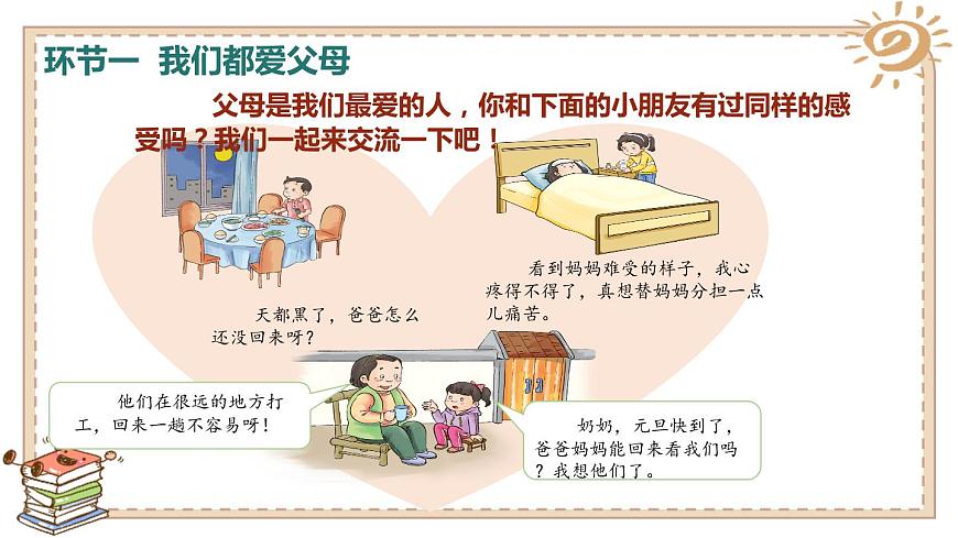 《爸爸媽媽在我心中》第一課時(shí)課件PPT第2頁