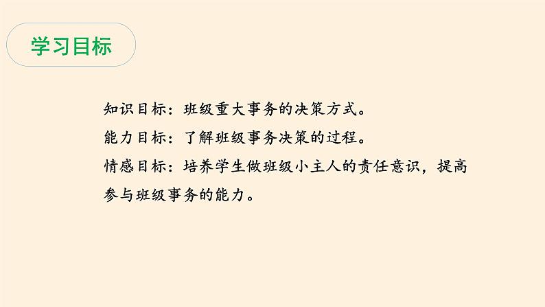 统编版 五四学制 道德与法治四年级上册 11 协商决定班级事务(课件)04