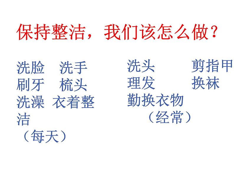 小学一年级下册道德与法治教学课件-1《我们爱整洁》部编版(13张)课件第7页