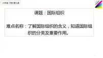 人教部编版六年级下册9 日益重要的国际组织课堂教学课件ppt