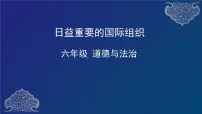 人教部编版六年级下册9 日益重要的国际组织课文ppt课件