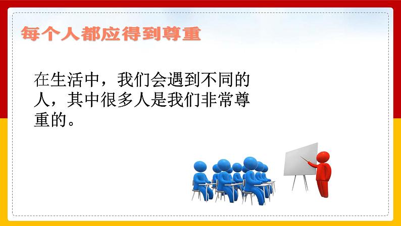 1-1 学会尊重 第一课时 课件 第3页