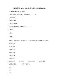 统编版六年级下册道德与法治期末测试卷含答案【满分必刷】 (3)