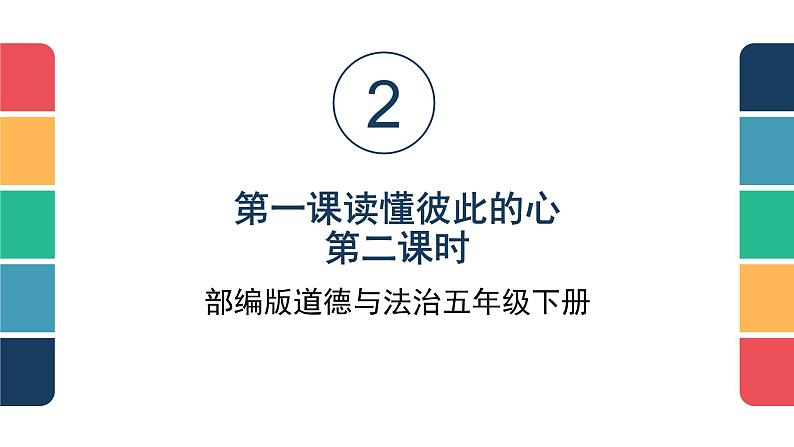 五年级道德与法治下册课件-第一课 读懂彼此的心(第二课时)(课件+视频)01