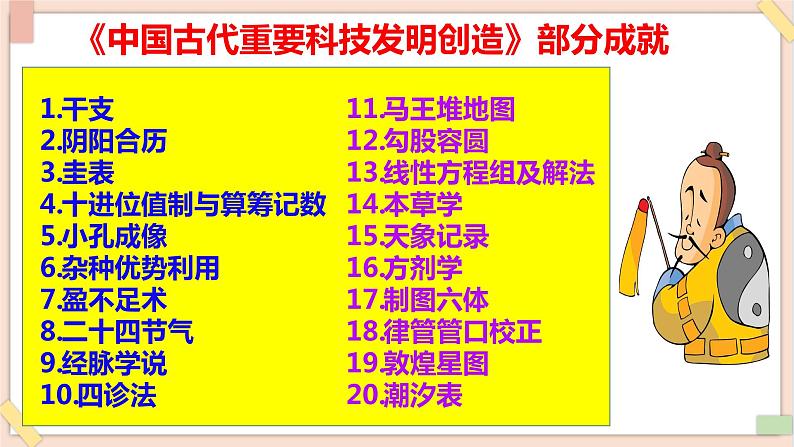 道法部编版五四学制5古代科技 耀我中华 第一课时 课件第7页