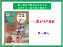 人教部编版二年级上册14 家乡物产养育我完美版课件ppt