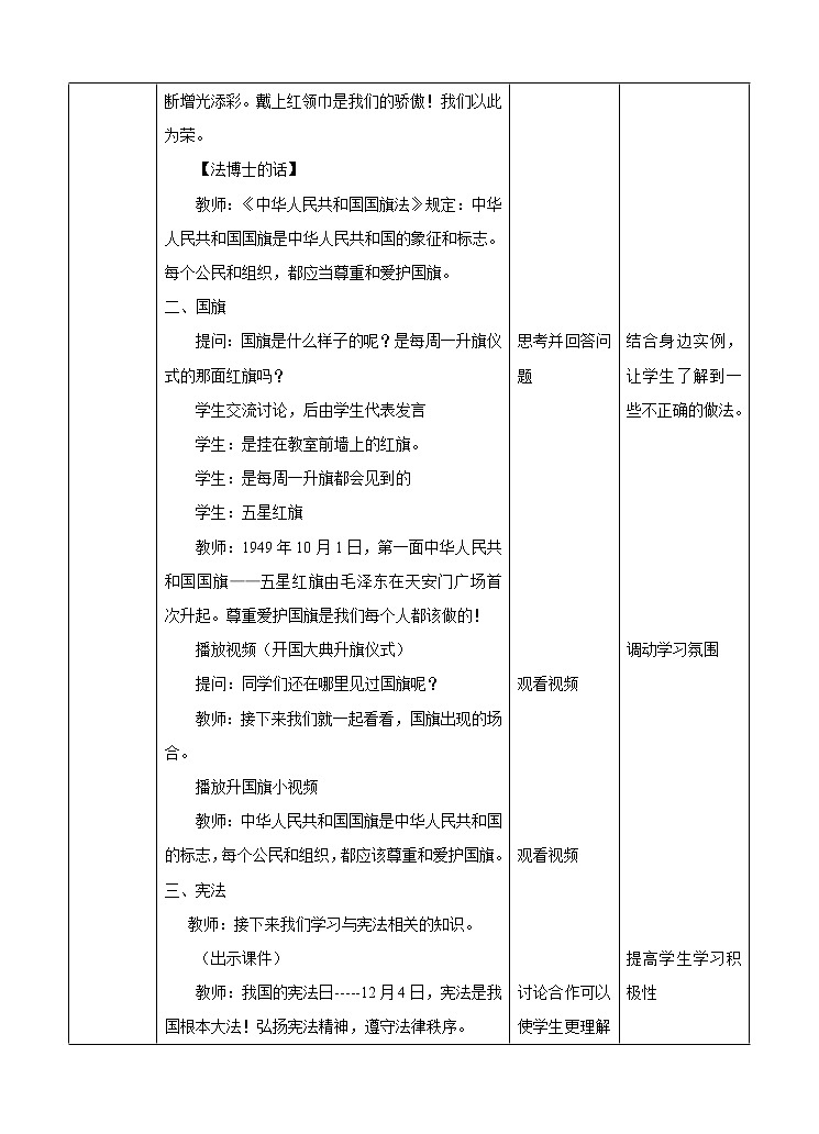 2.1 胸前飘扬的红领巾 第1课时 教案第2页