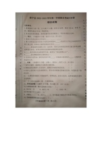 河南省洛阳市洛宁县2022-2023学年六年级上学期期末道德与法治试题