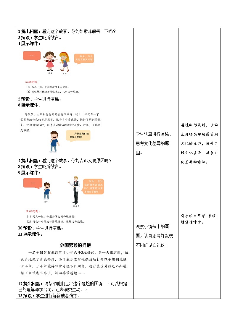 统编小学道德与法治六年级下册《多元文化 多样魅力》第3课时示范公开课教案第2页