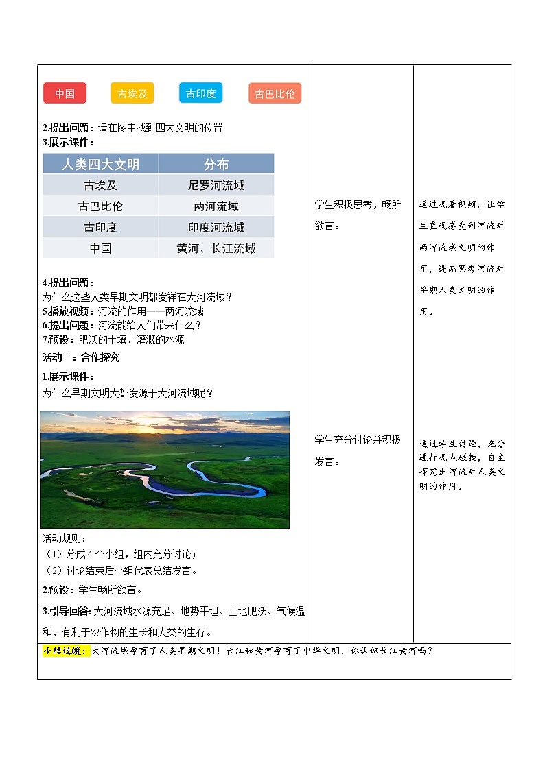 统编小学道德与法治六年级下册《探访古代文明》第1课时示范公开课教案02