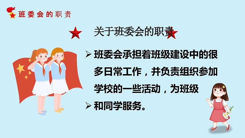 道德与法治五年级上册 第四课:选举产生班委会 同步课件+同步练习05
