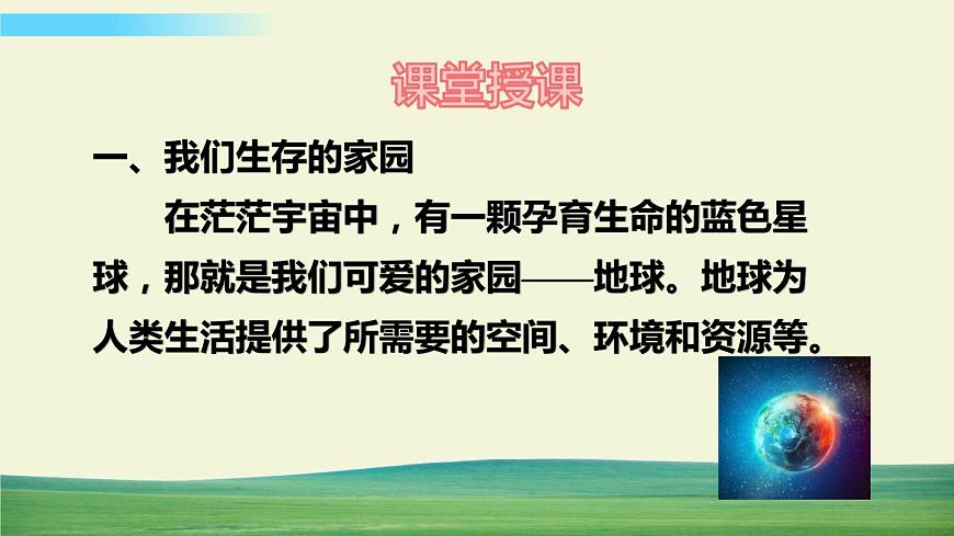 六年級(jí)下冊(cè)道德與法治（第二單元  第四課）地球——我們的家園課件第4頁