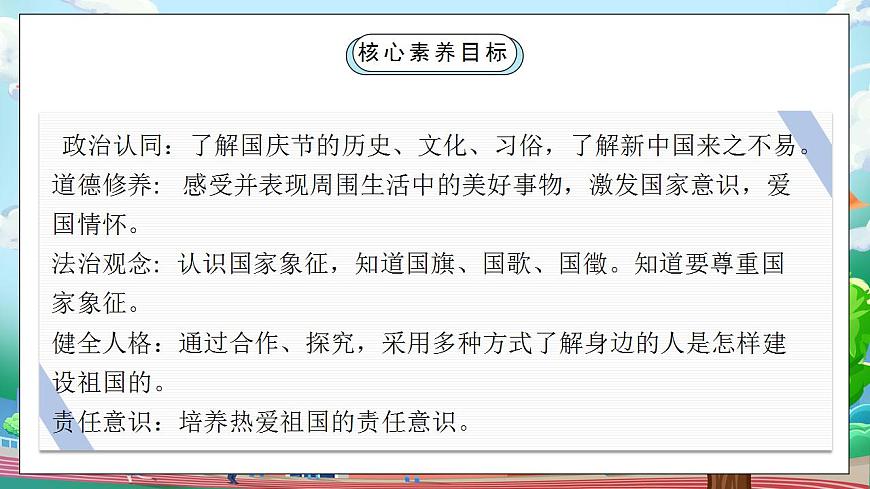 【核心素養(yǎng)目標】部編版小學道法二年級上冊 第3課 歡歡喜喜過國慶 課件第2頁