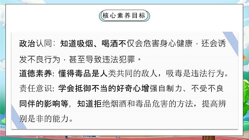 [核心素養(yǎng)目標]部編5上道德與法治第三課《主動拒絕煙酒和毒品》第二課時   課件第2頁