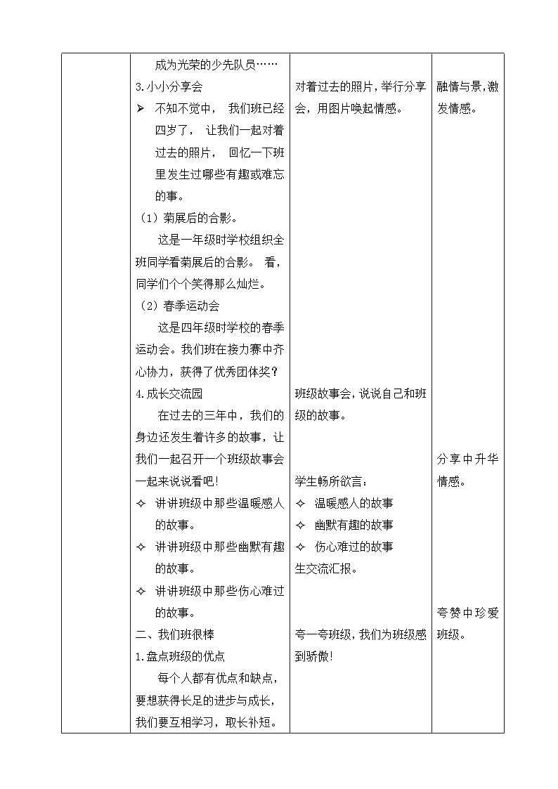 部编版道德与法治四年级上册 第一课 我们班四岁了 课件+教案+同步练习03