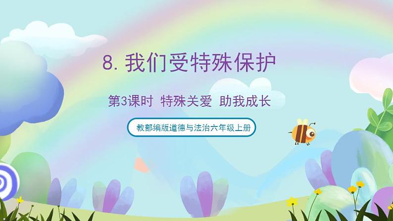 道德与法治部编版六年级上4.8《我们受特殊保护 第3课时 特殊关爱 助我成长》课件+教案+练习+素材01
