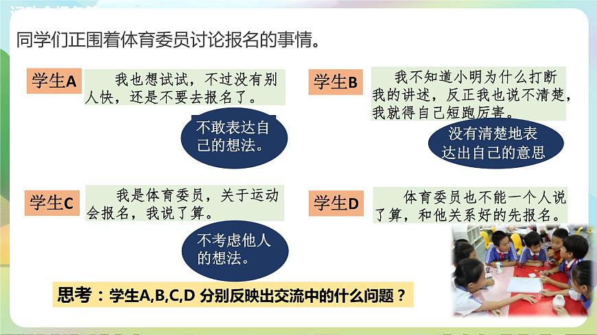 部編版道法五年級上冊 2.《學(xué)會溝通交流（第二課時）》 課件第7頁
