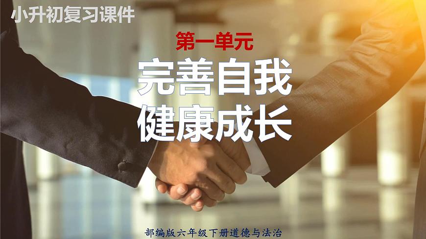 【重難點講義】部編版道德與法治六年級下冊-第一單元：完善自我，健康成長（單元復(fù)習(xí)課件）第1頁