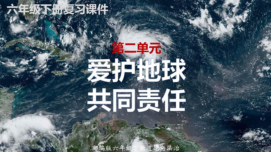 【重難點講義】部編版道德與法治六年級下冊-第二單元：愛護(hù)地球，共同責(zé)任（單元復(fù)習(xí)課件）第1頁