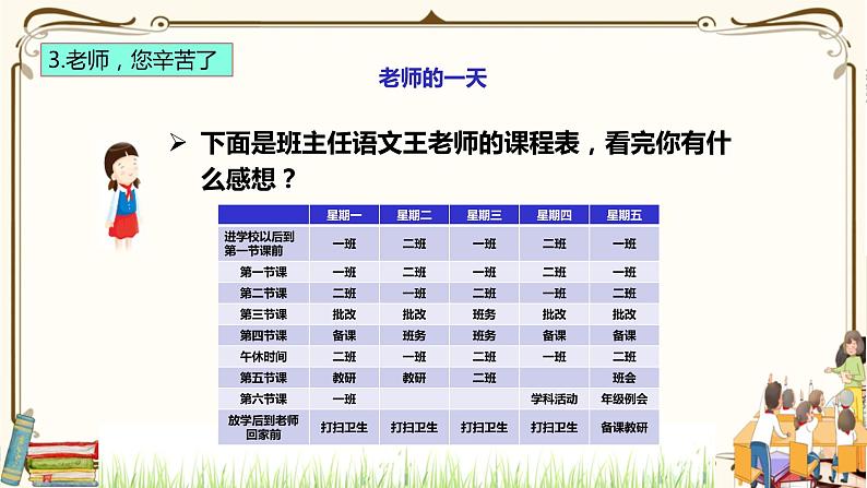 优质课互动课堂:部编版三年级上册道德与法治5走近我们的老师课件(第2课时+视频+练习)07