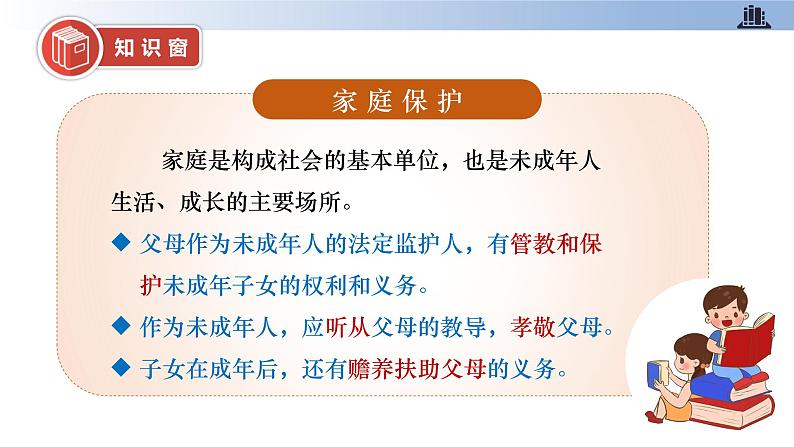 第八课+我们受特殊保护+第二课时+特殊关爱+助我成长(教学课件)-2023-2024学年六年级上册道德与法治优质教学课件+教案(部编版)06