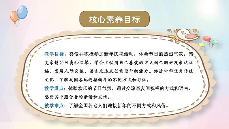 第15课+快乐过新年(教学课件+教案素材)-2022-2023学年一年级道德与法治上册优质教学课件+教案(部编版)02