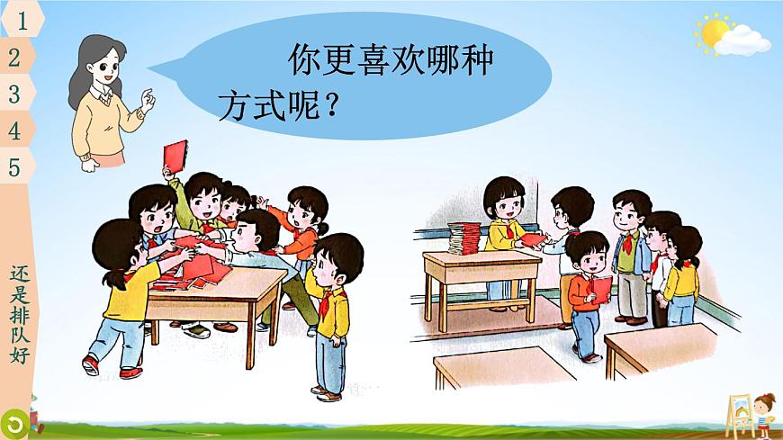 統(tǒng)編版道德與法治小學(xué)二年級上冊《11 大家排好隊》課堂教學(xué)課件PPT公開課第4頁