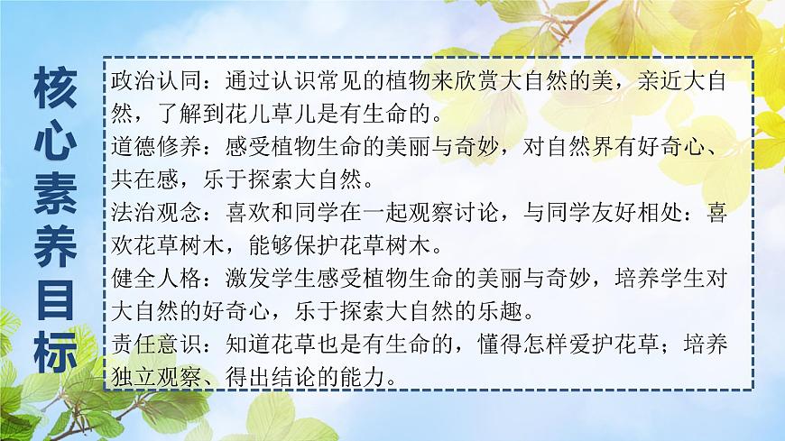 道法一下 第6課花兒草兒真美麗 課件第2頁