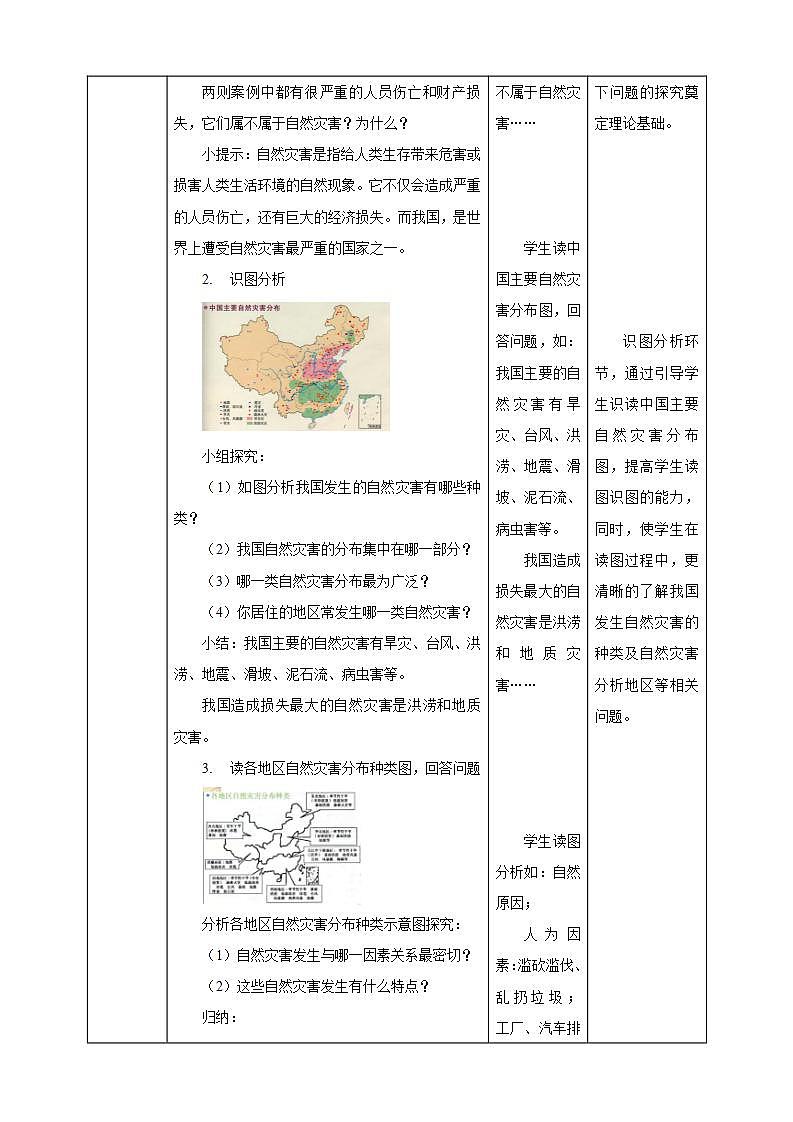 【核心素养】2.5 《应对自然灾害》 第一课时 教学设计第2页
