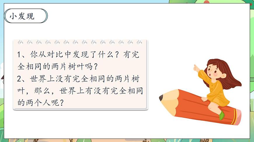 【新課標(biāo)】人教部編版道法三年級(jí)下冊(cè) 2.1 《不一樣的你我他》 第一課時(shí) 課件素材第4頁(yè)