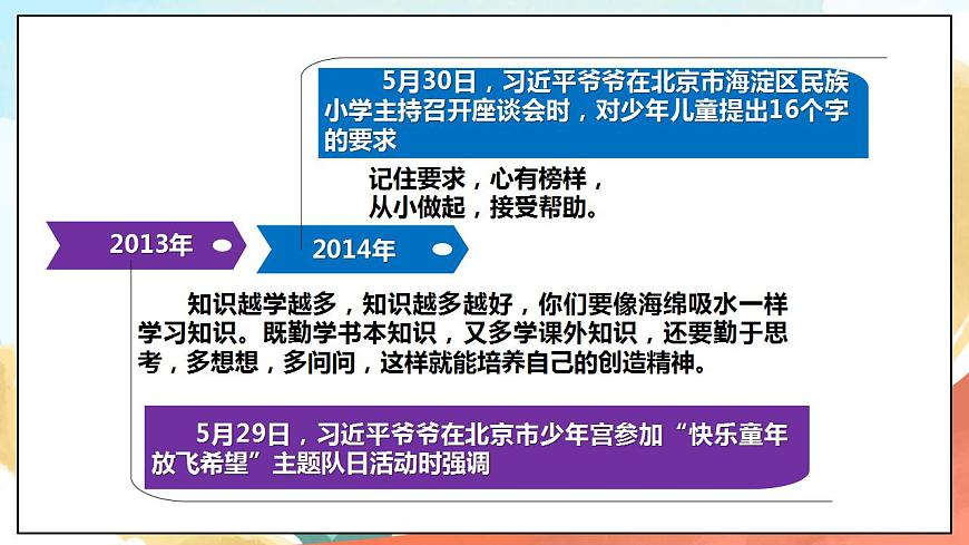5.2《習(xí)近平爺爺對我們的期望》精品課件 習(xí)近平新時代中國特色社會主義思想學(xué)生讀本小學(xué)低年級第6頁