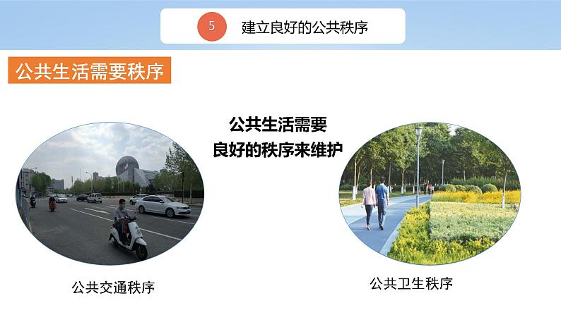 核心素养目标 五下道法 5 建立良好的公共秩序 课件+视频04